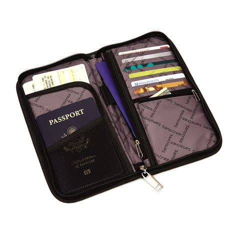 samsonite rfid credit card wallet|samsonite passport travel wallet.